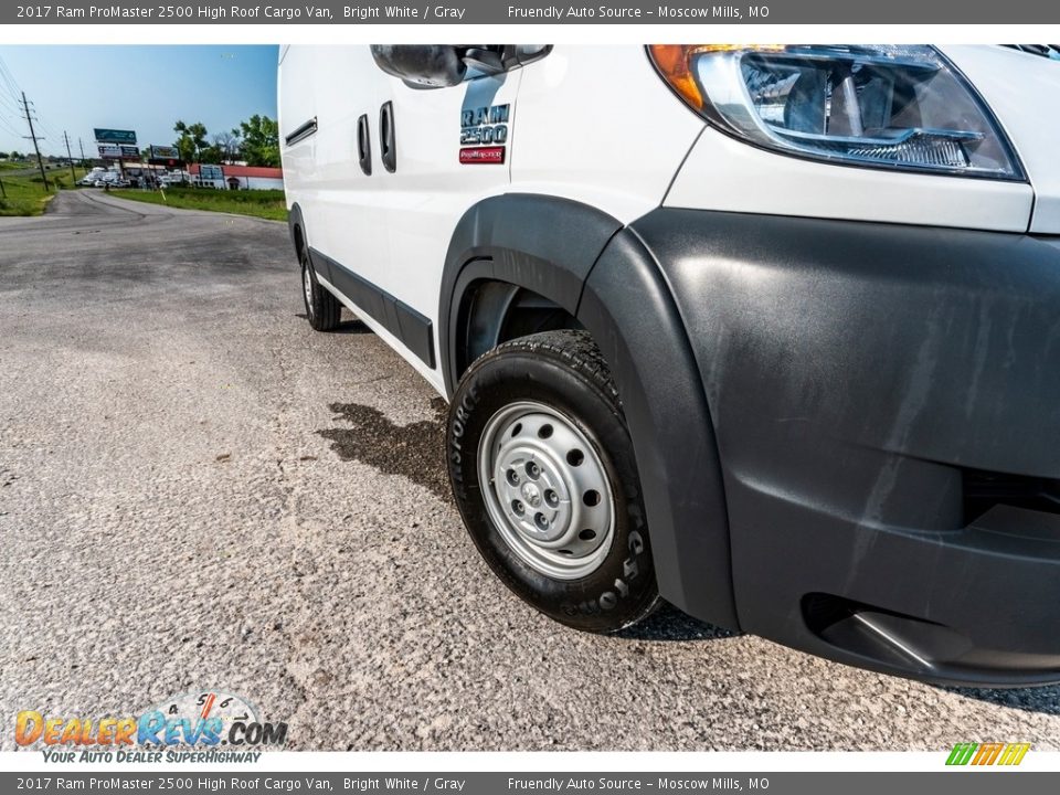 2017 Ram ProMaster 2500 High Roof Cargo Van Bright White / Gray Photo #2