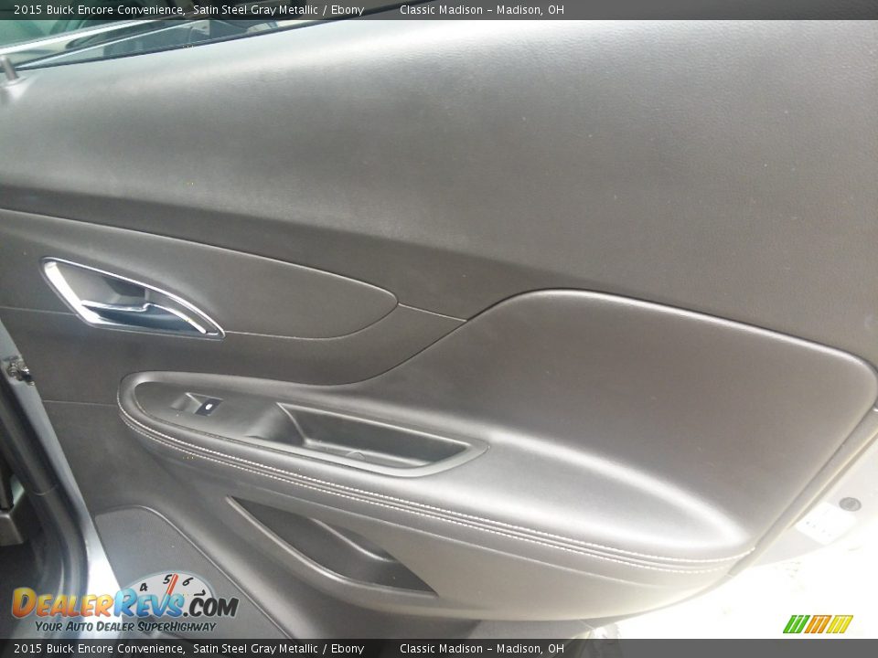 2015 Buick Encore Convenience Satin Steel Gray Metallic / Ebony Photo #14