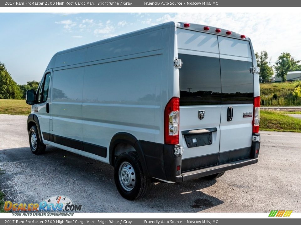 2017 Ram ProMaster 2500 High Roof Cargo Van Bright White / Gray Photo #6