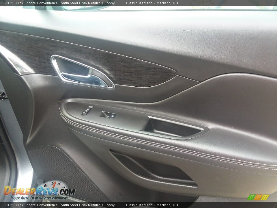 2015 Buick Encore Convenience Satin Steel Gray Metallic / Ebony Photo #16