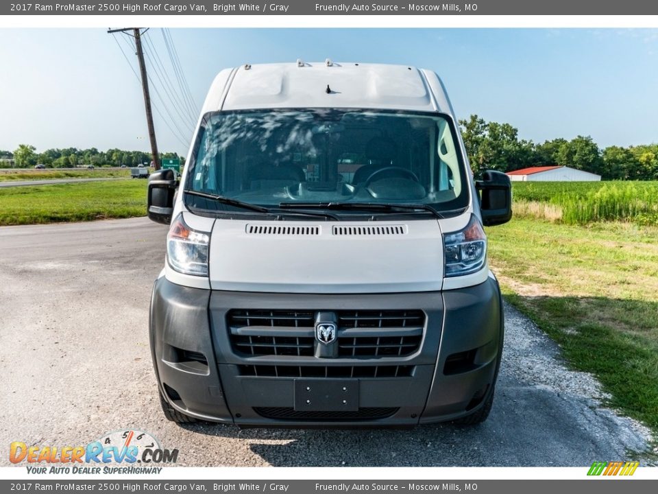 2017 Ram ProMaster 2500 High Roof Cargo Van Bright White / Gray Photo #9