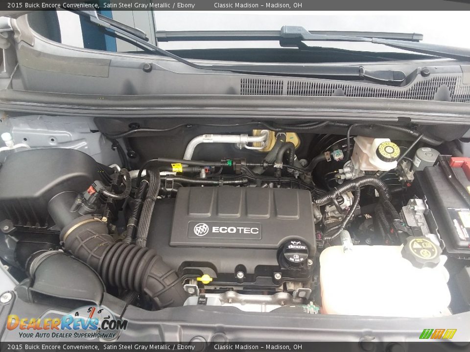 2015 Buick Encore Convenience Satin Steel Gray Metallic / Ebony Photo #18