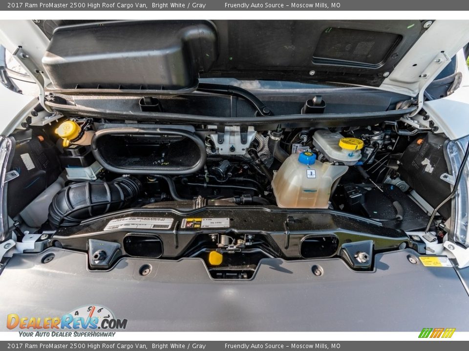 2017 Ram ProMaster 2500 High Roof Cargo Van Bright White / Gray Photo #11