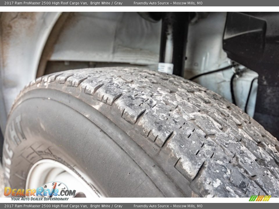 2017 Ram ProMaster 2500 High Roof Cargo Van Bright White / Gray Photo #14