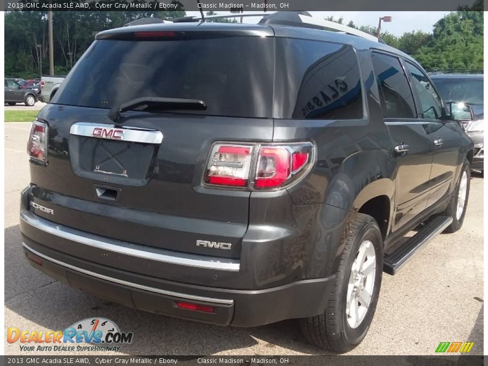2013 GMC Acadia SLE AWD Cyber Gray Metallic / Ebony Photo #4