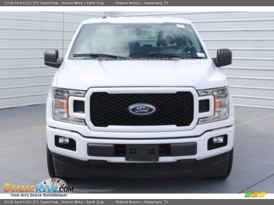 2018 Ford F150 STX SuperCrew Oxford White / Earth Gray Photo #2