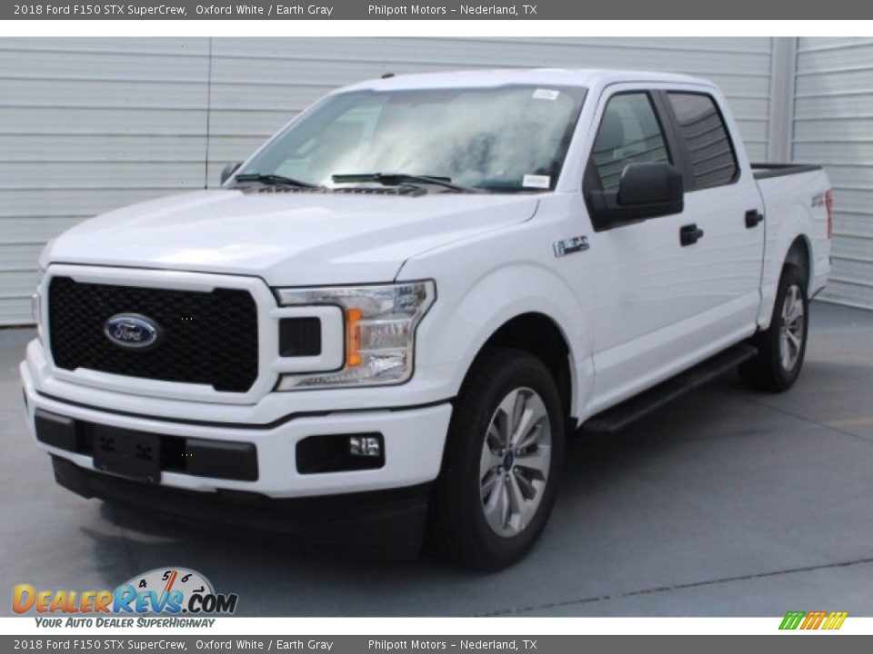 2018 Ford F150 STX SuperCrew Oxford White / Earth Gray Photo #3