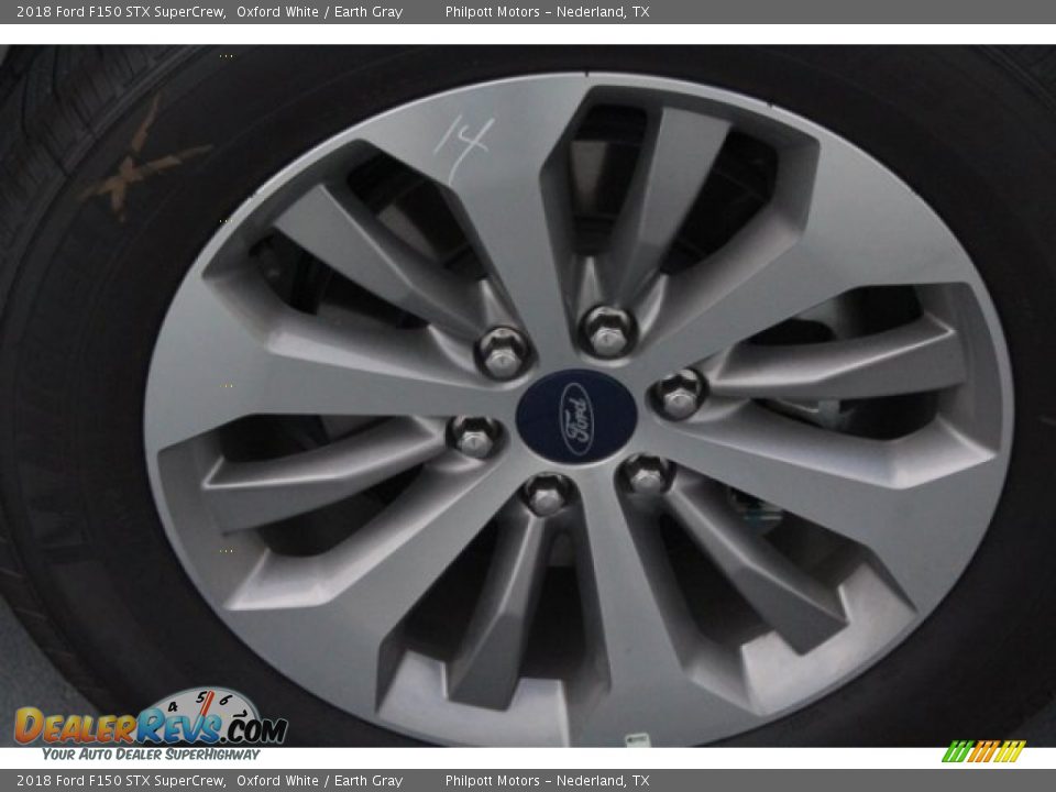 2018 Ford F150 STX SuperCrew Oxford White / Earth Gray Photo #5