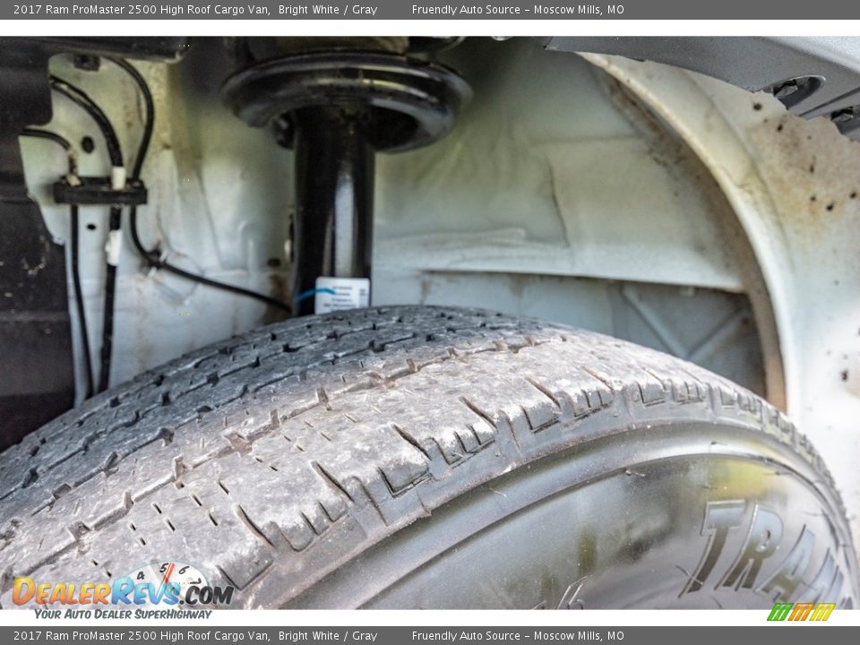 2017 Ram ProMaster 2500 High Roof Cargo Van Bright White / Gray Photo #17