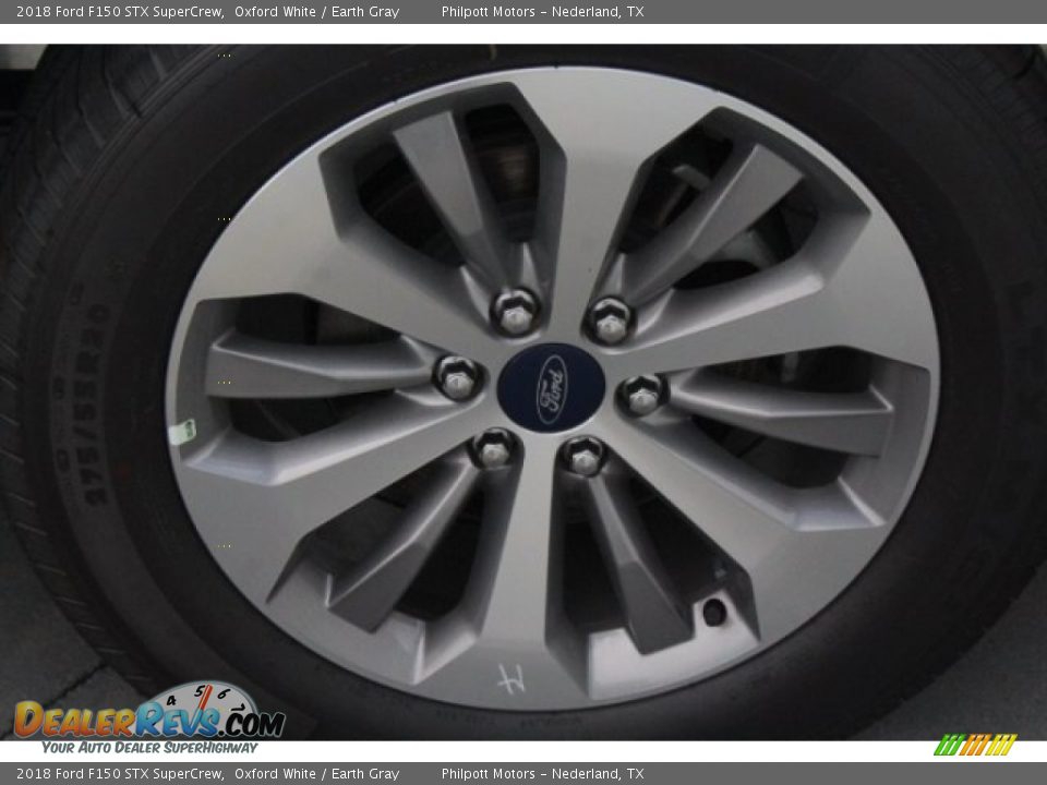 2018 Ford F150 STX SuperCrew Oxford White / Earth Gray Photo #6