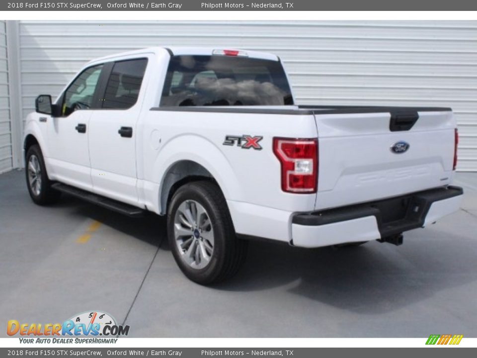 2018 Ford F150 STX SuperCrew Oxford White / Earth Gray Photo #8