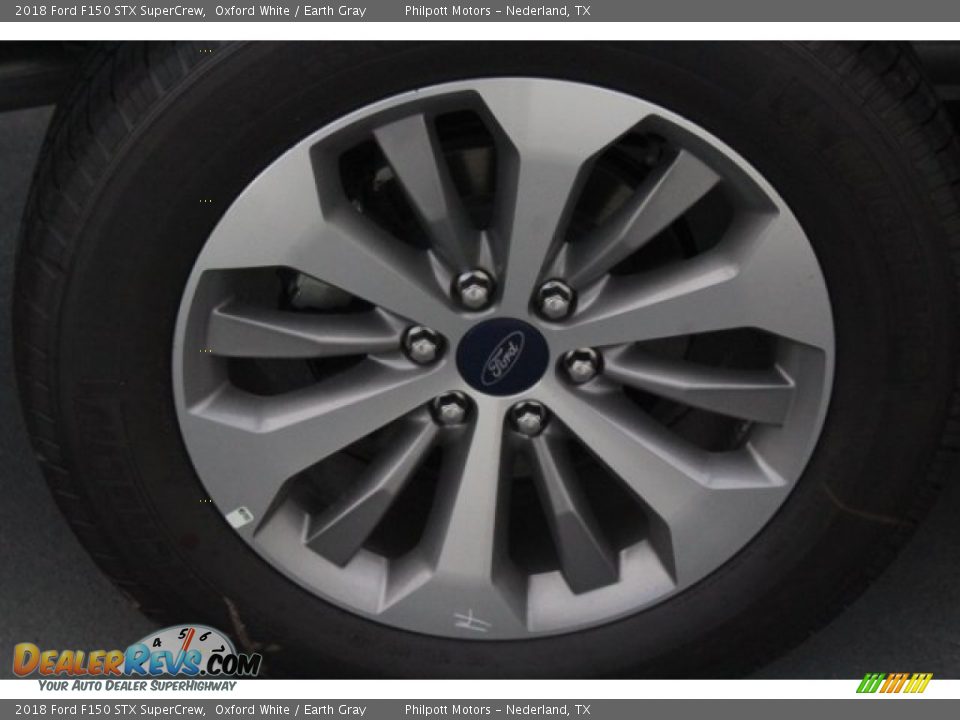 2018 Ford F150 STX SuperCrew Oxford White / Earth Gray Photo #11