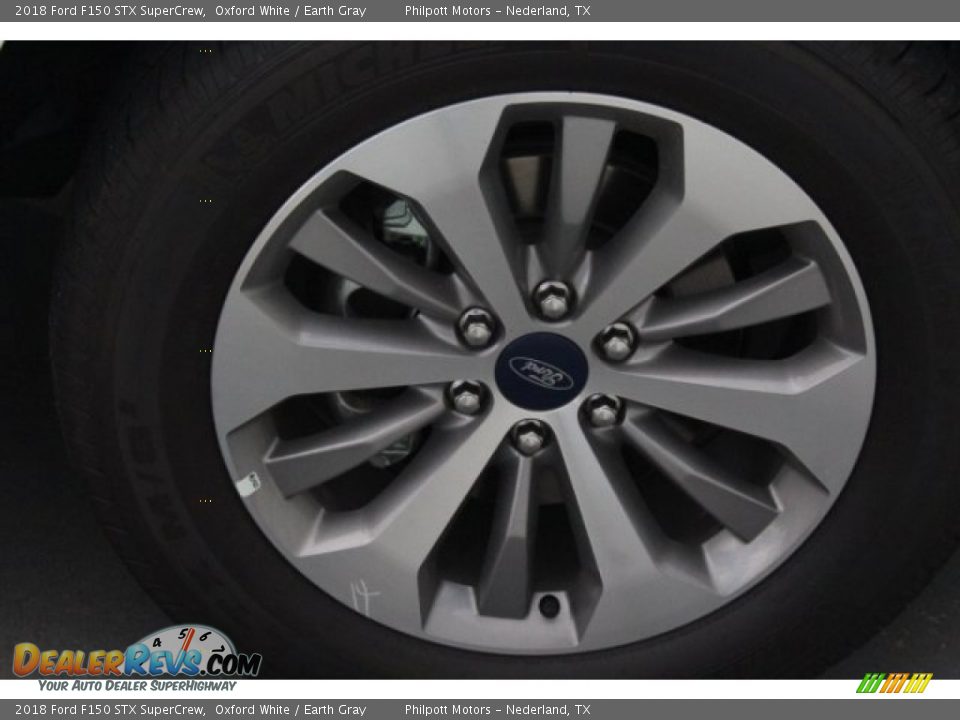 2018 Ford F150 STX SuperCrew Oxford White / Earth Gray Photo #12