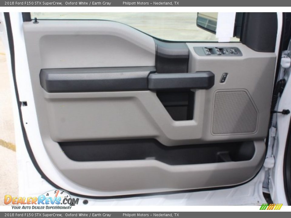 2018 Ford F150 STX SuperCrew Oxford White / Earth Gray Photo #13