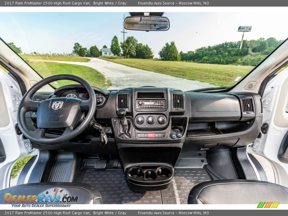2017 Ram ProMaster 2500 High Roof Cargo Van Bright White / Gray Photo #26