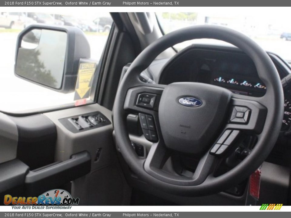 2018 Ford F150 STX SuperCrew Oxford White / Earth Gray Photo #25