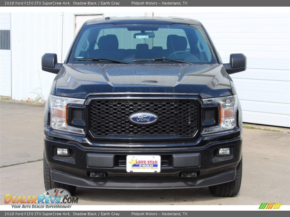 2018 Ford F150 STX SuperCrew 4x4 Shadow Black / Earth Gray Photo #2