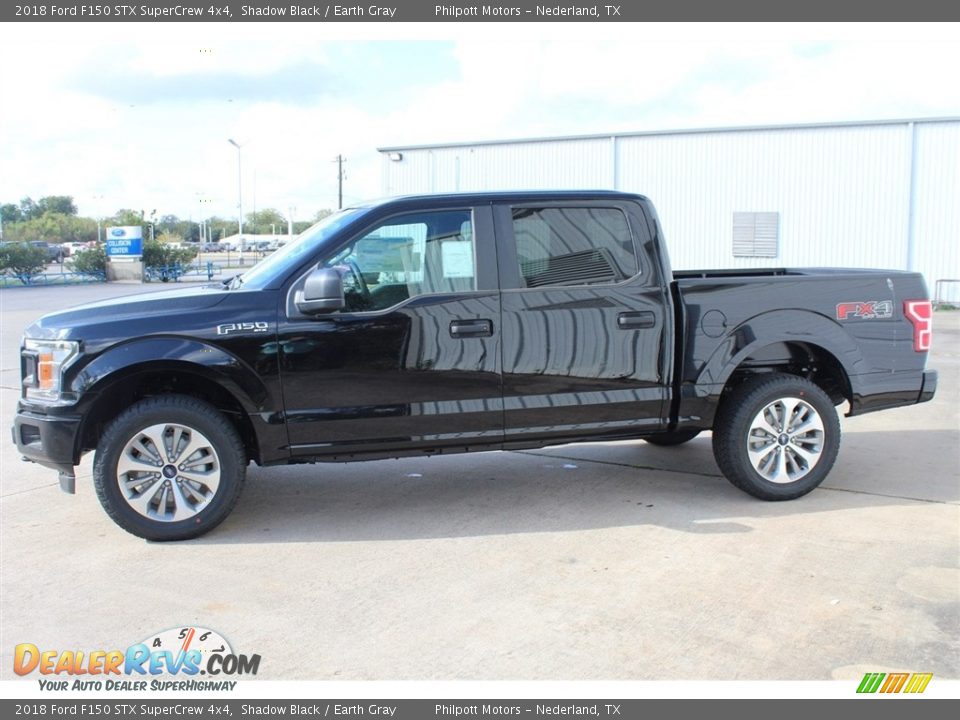 2018 Ford F150 STX SuperCrew 4x4 Shadow Black / Earth Gray Photo #4