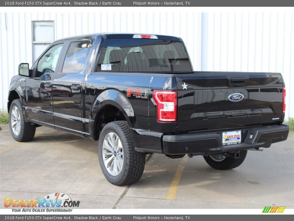 2018 Ford F150 STX SuperCrew 4x4 Shadow Black / Earth Gray Photo #5