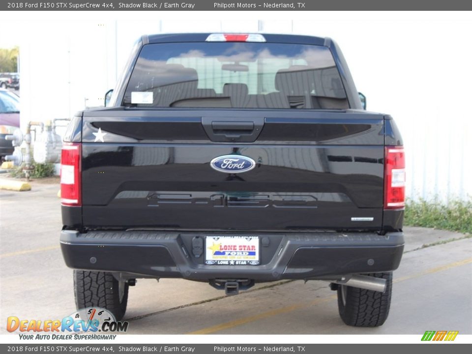 2018 Ford F150 STX SuperCrew 4x4 Shadow Black / Earth Gray Photo #6