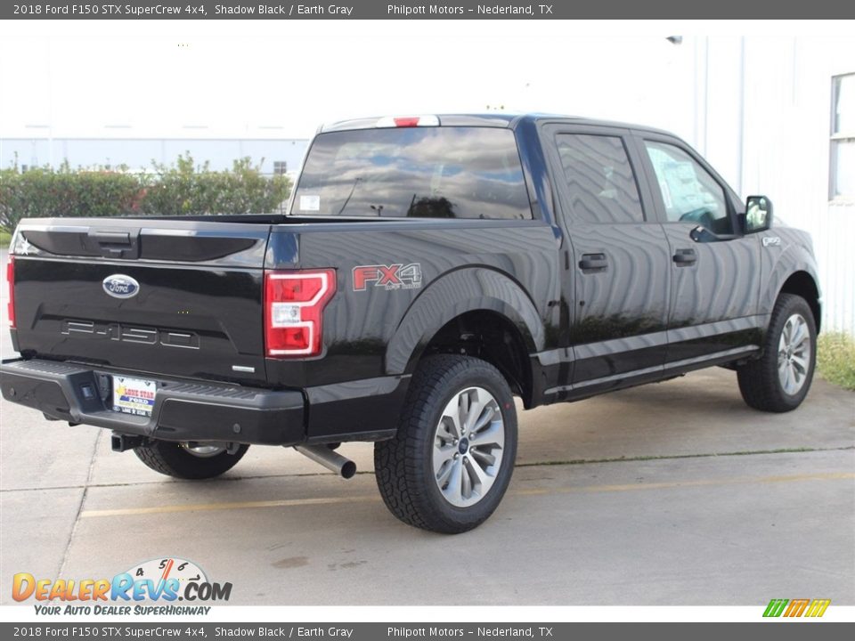 2018 Ford F150 STX SuperCrew 4x4 Shadow Black / Earth Gray Photo #7