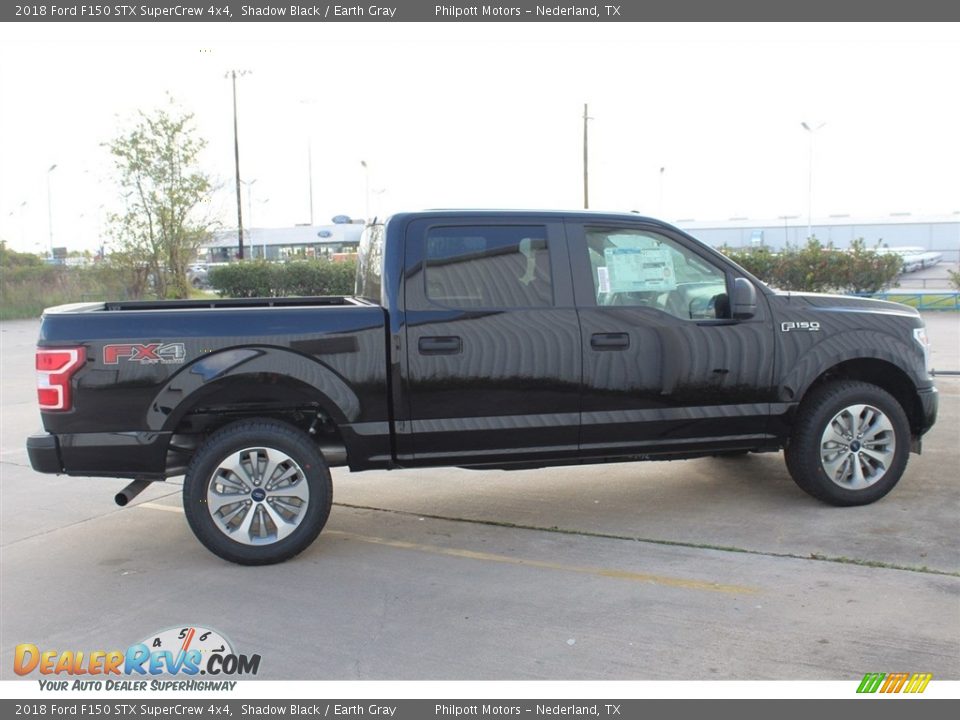2018 Ford F150 STX SuperCrew 4x4 Shadow Black / Earth Gray Photo #8