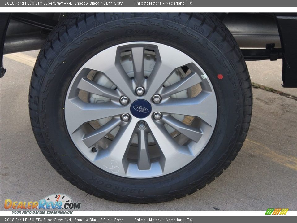 2018 Ford F150 STX SuperCrew 4x4 Shadow Black / Earth Gray Photo #9