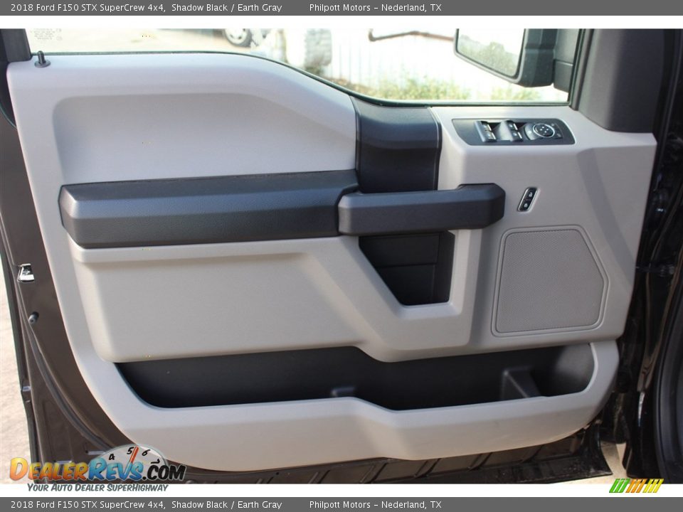 2018 Ford F150 STX SuperCrew 4x4 Shadow Black / Earth Gray Photo #13