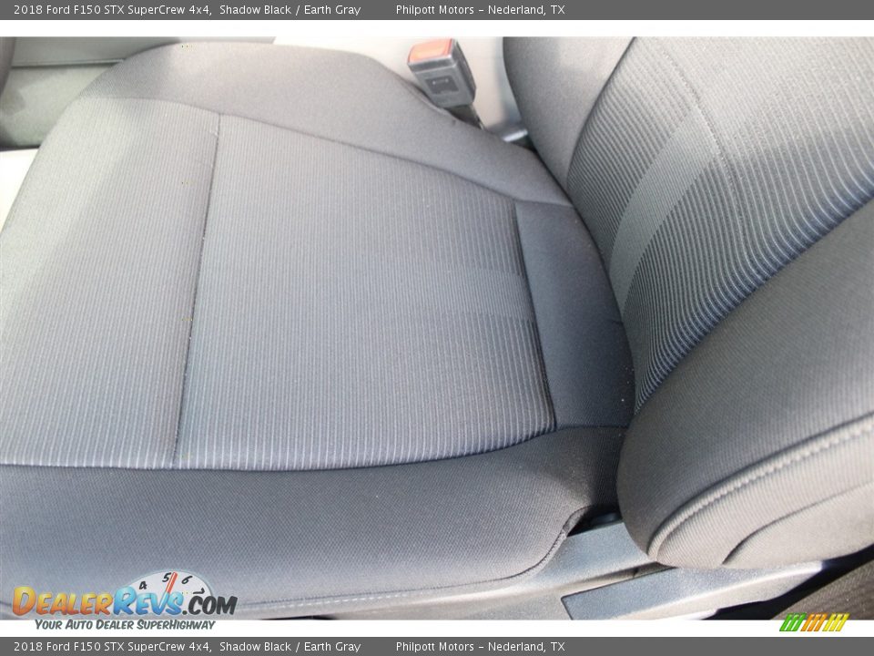 2018 Ford F150 STX SuperCrew 4x4 Shadow Black / Earth Gray Photo #15