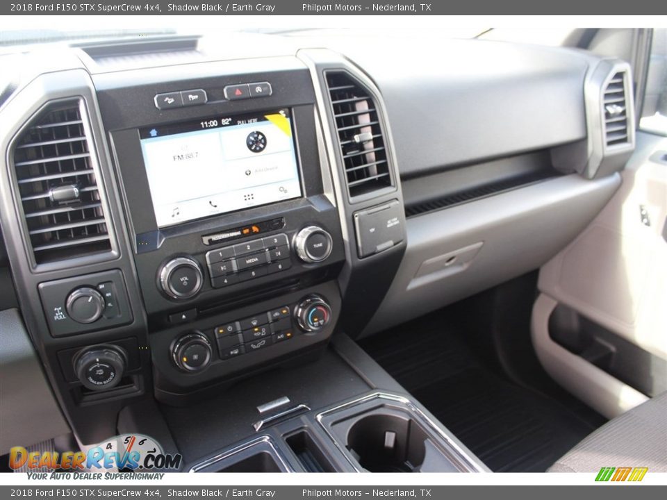 2018 Ford F150 STX SuperCrew 4x4 Shadow Black / Earth Gray Photo #16