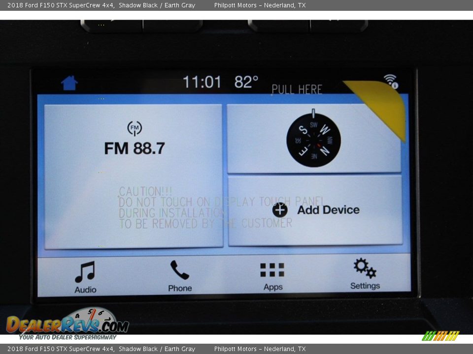 2018 Ford F150 STX SuperCrew 4x4 Shadow Black / Earth Gray Photo #18