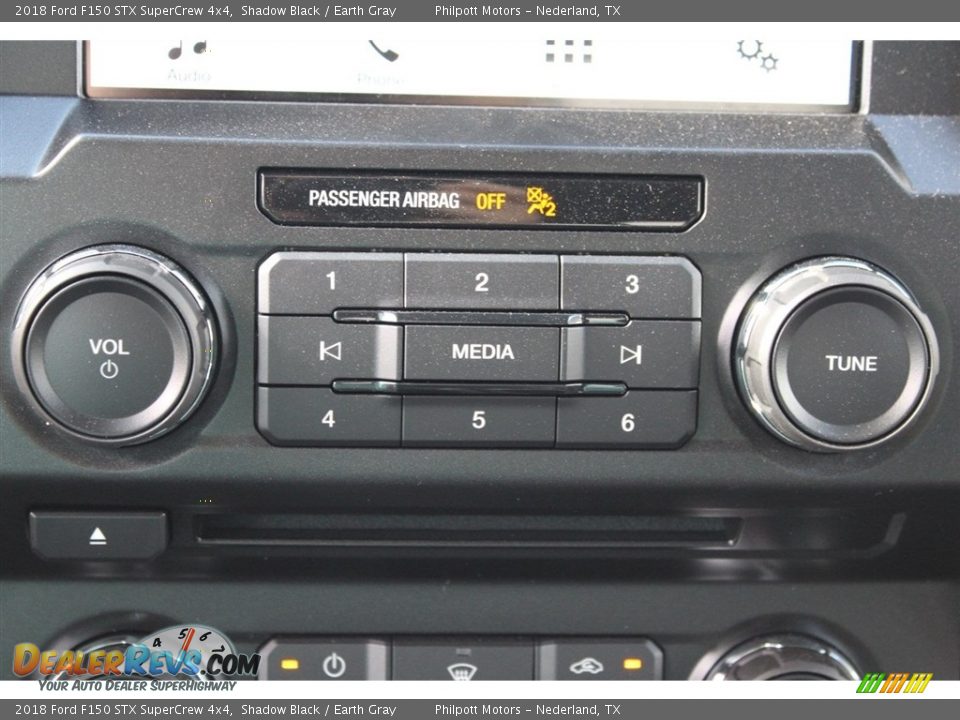 2018 Ford F150 STX SuperCrew 4x4 Shadow Black / Earth Gray Photo #19