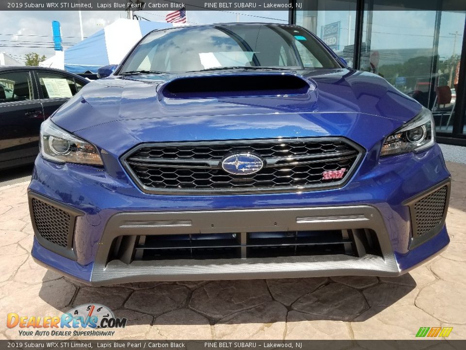 2019 Subaru WRX STI Limited Lapis Blue Pearl / Carbon Black Photo #2