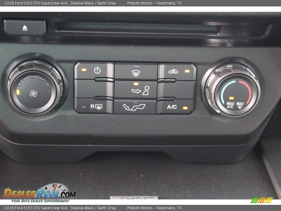 2018 Ford F150 STX SuperCrew 4x4 Shadow Black / Earth Gray Photo #20