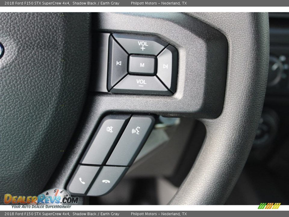2018 Ford F150 STX SuperCrew 4x4 Shadow Black / Earth Gray Photo #24