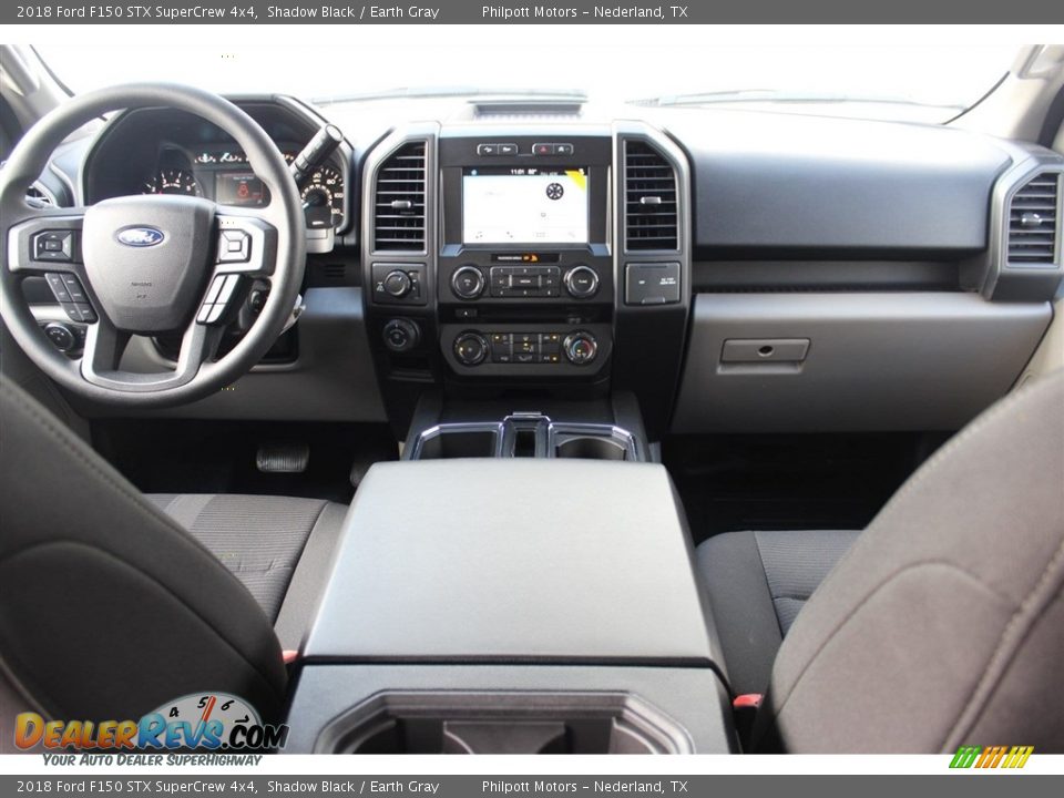 2018 Ford F150 STX SuperCrew 4x4 Shadow Black / Earth Gray Photo #27