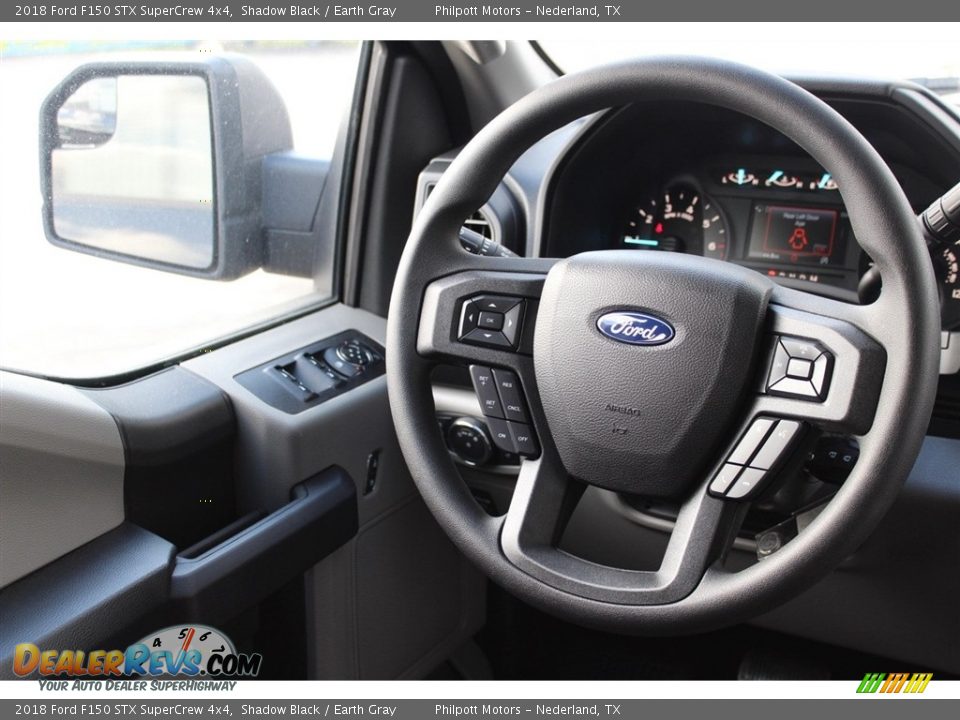 2018 Ford F150 STX SuperCrew 4x4 Shadow Black / Earth Gray Photo #28