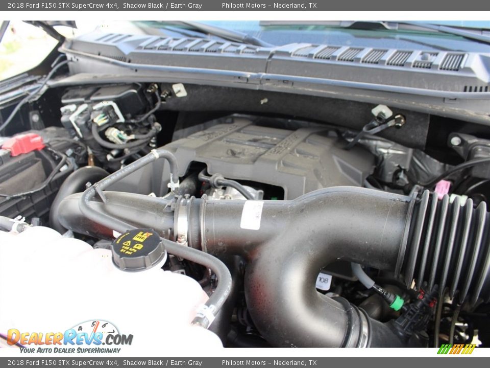 2018 Ford F150 STX SuperCrew 4x4 Shadow Black / Earth Gray Photo #29