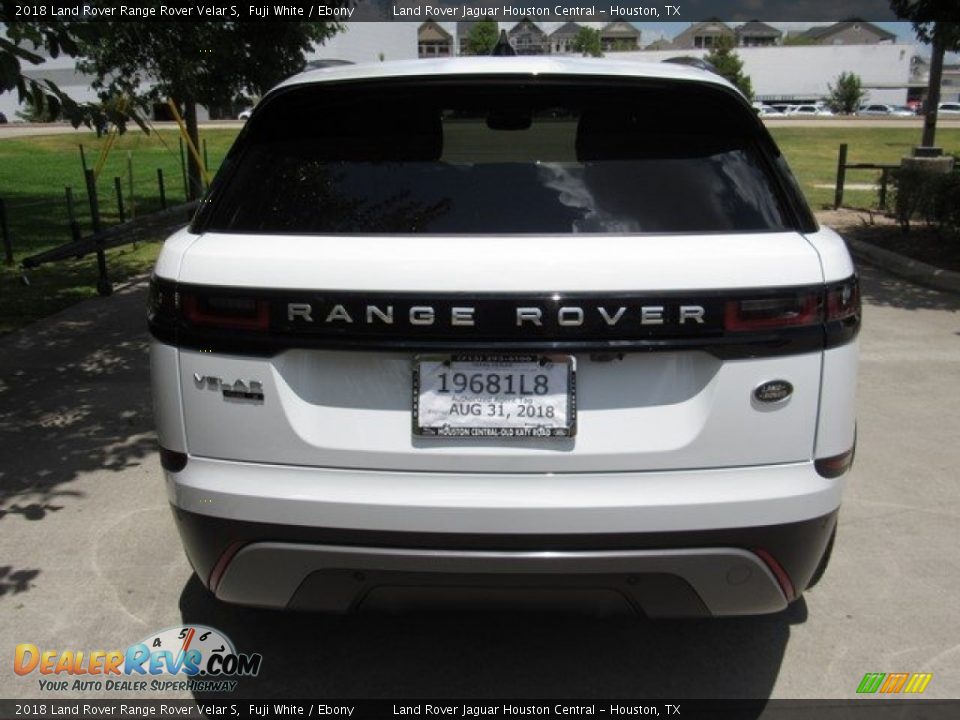 2018 Land Rover Range Rover Velar S Fuji White / Ebony Photo #8