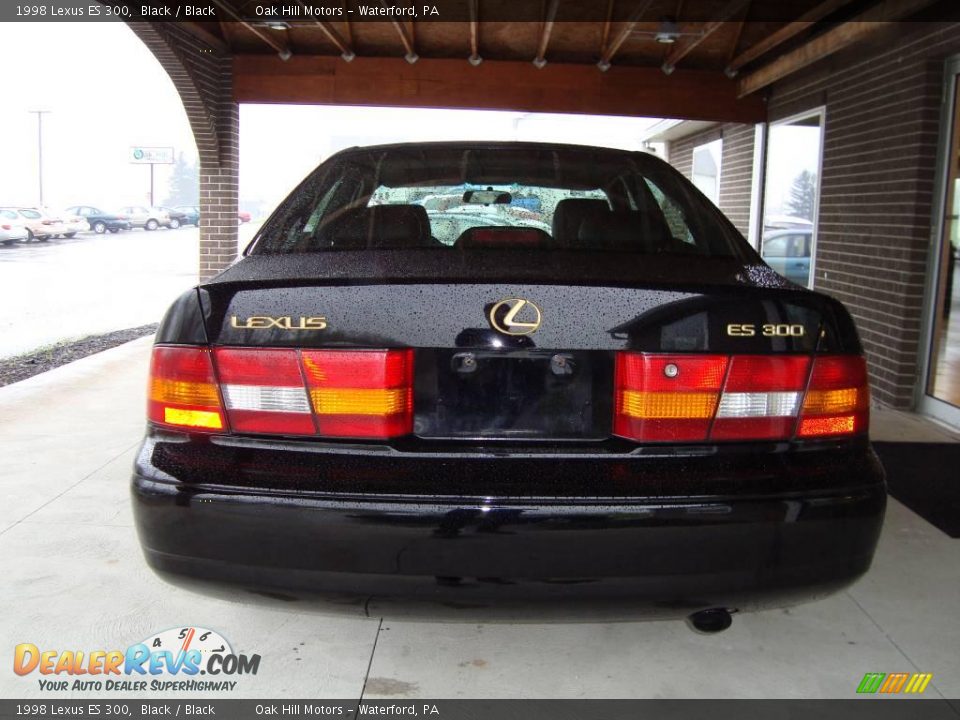 1998 Lexus ES 300 Black / Black Photo #4