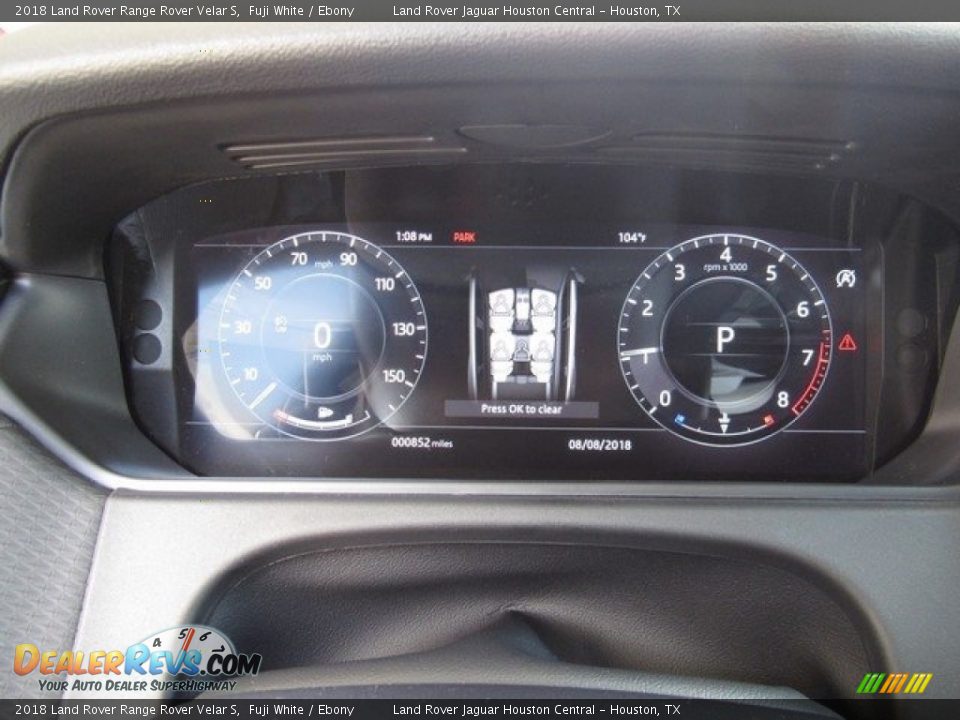 2018 Land Rover Range Rover Velar S Fuji White / Ebony Photo #30