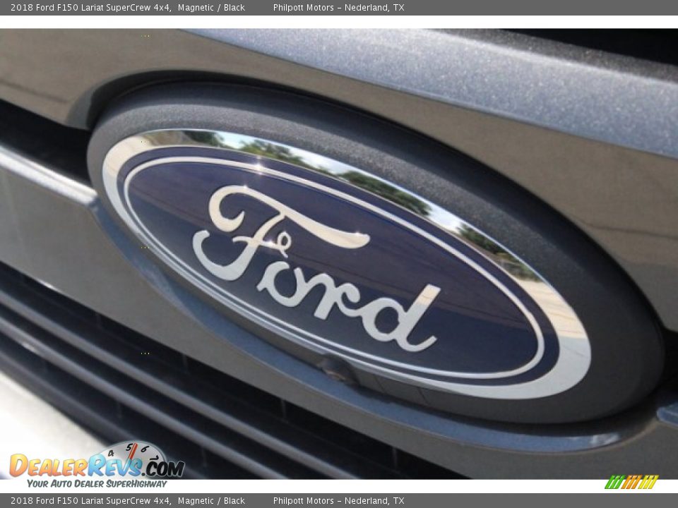 2018 Ford F150 Lariat SuperCrew 4x4 Magnetic / Black Photo #4