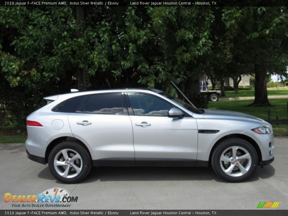 2019 Jaguar F-PACE Premium AWD Indus Silver Metallic / Ebony Photo #6