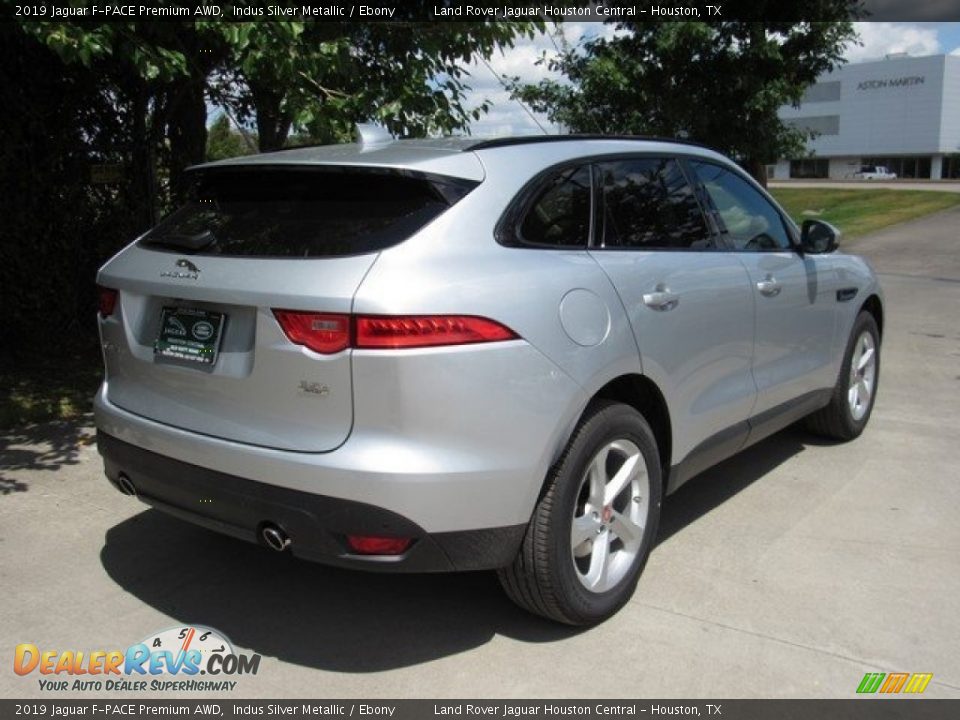 2019 Jaguar F-PACE Premium AWD Indus Silver Metallic / Ebony Photo #7