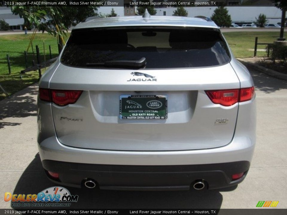 2019 Jaguar F-PACE Premium AWD Indus Silver Metallic / Ebony Photo #8