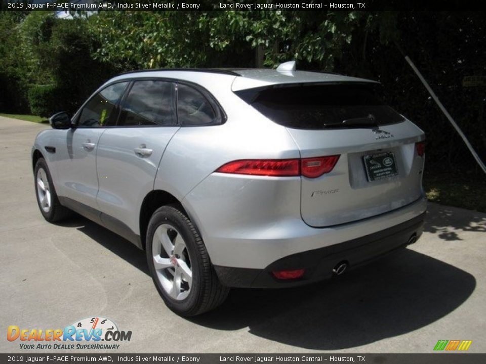 2019 Jaguar F-PACE Premium AWD Indus Silver Metallic / Ebony Photo #12