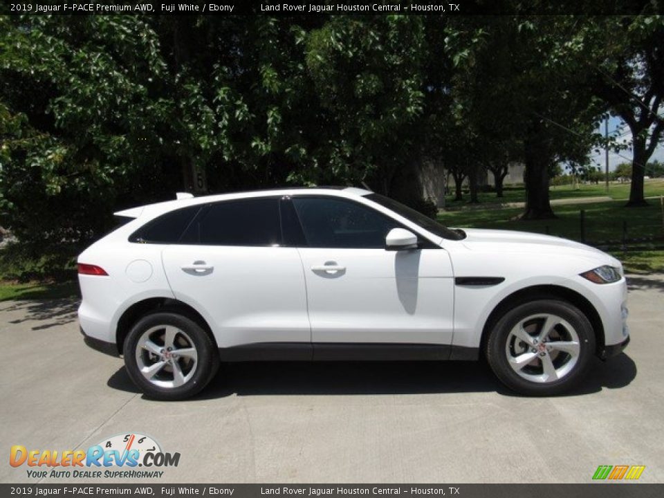 2019 Jaguar F-PACE Premium AWD Fuji White / Ebony Photo #6