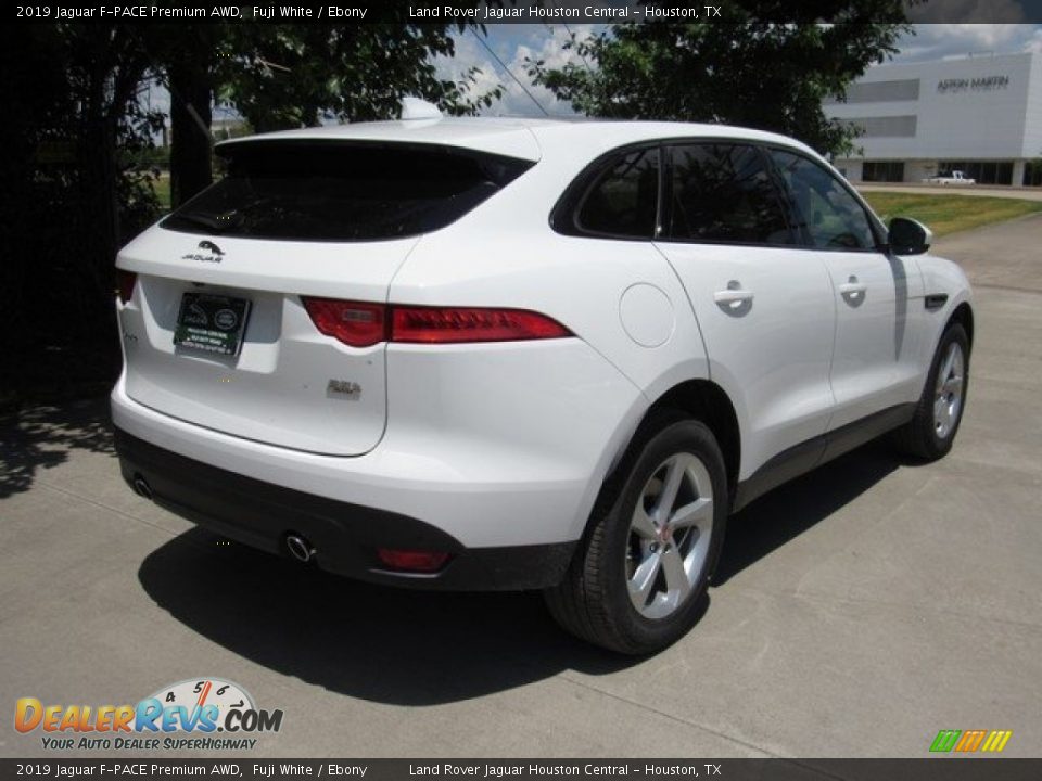 2019 Jaguar F-PACE Premium AWD Fuji White / Ebony Photo #7