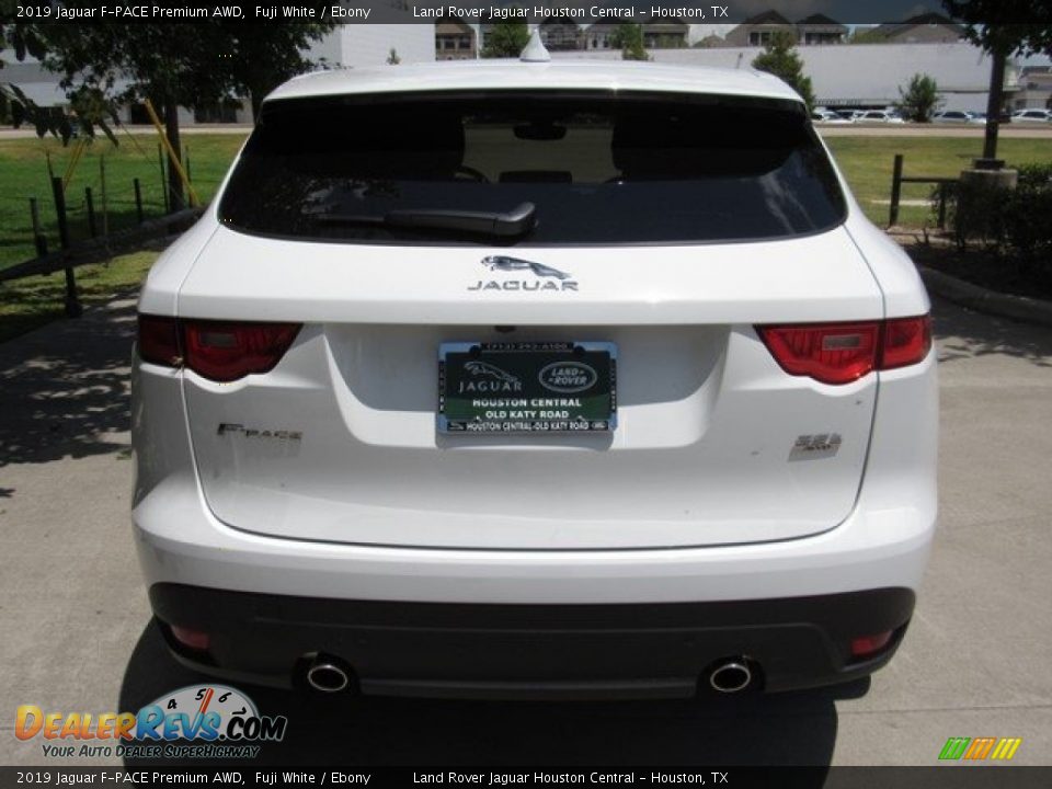 2019 Jaguar F-PACE Premium AWD Fuji White / Ebony Photo #8