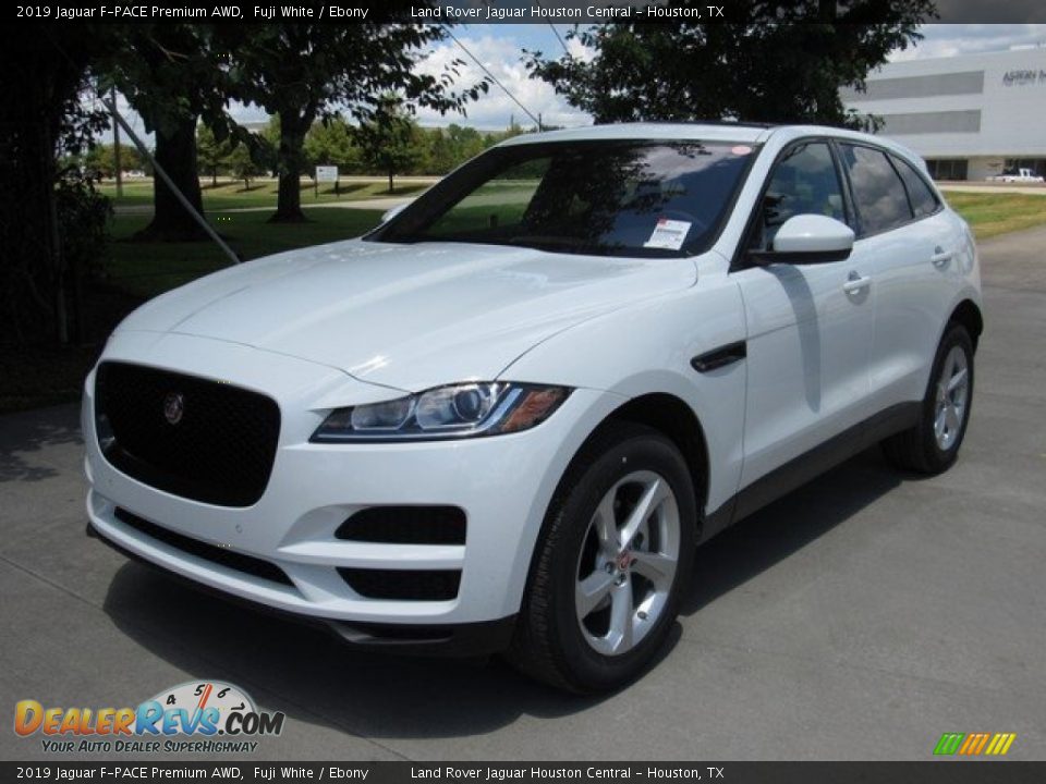 2019 Jaguar F-PACE Premium AWD Fuji White / Ebony Photo #10